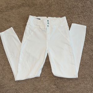 Bebe White Skinny Jeans